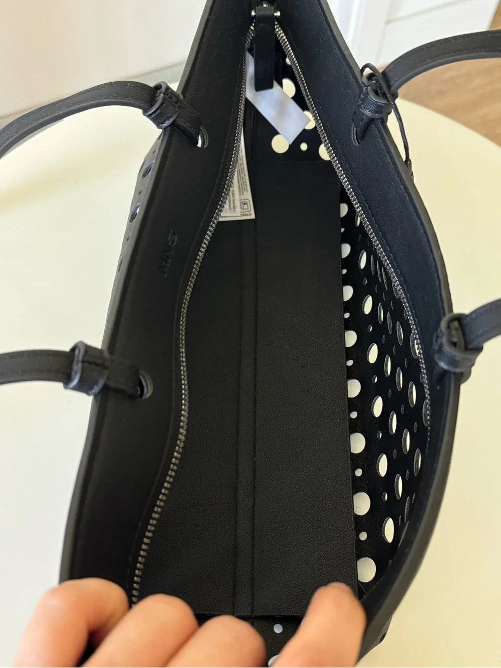 MANGO DIE-CUT SHOULDER BAG - NWT!